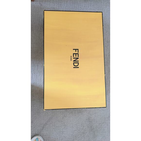 Fendi 105MM Leather Traced Heel Boots 38.5 Nero - Picture 9 of 11